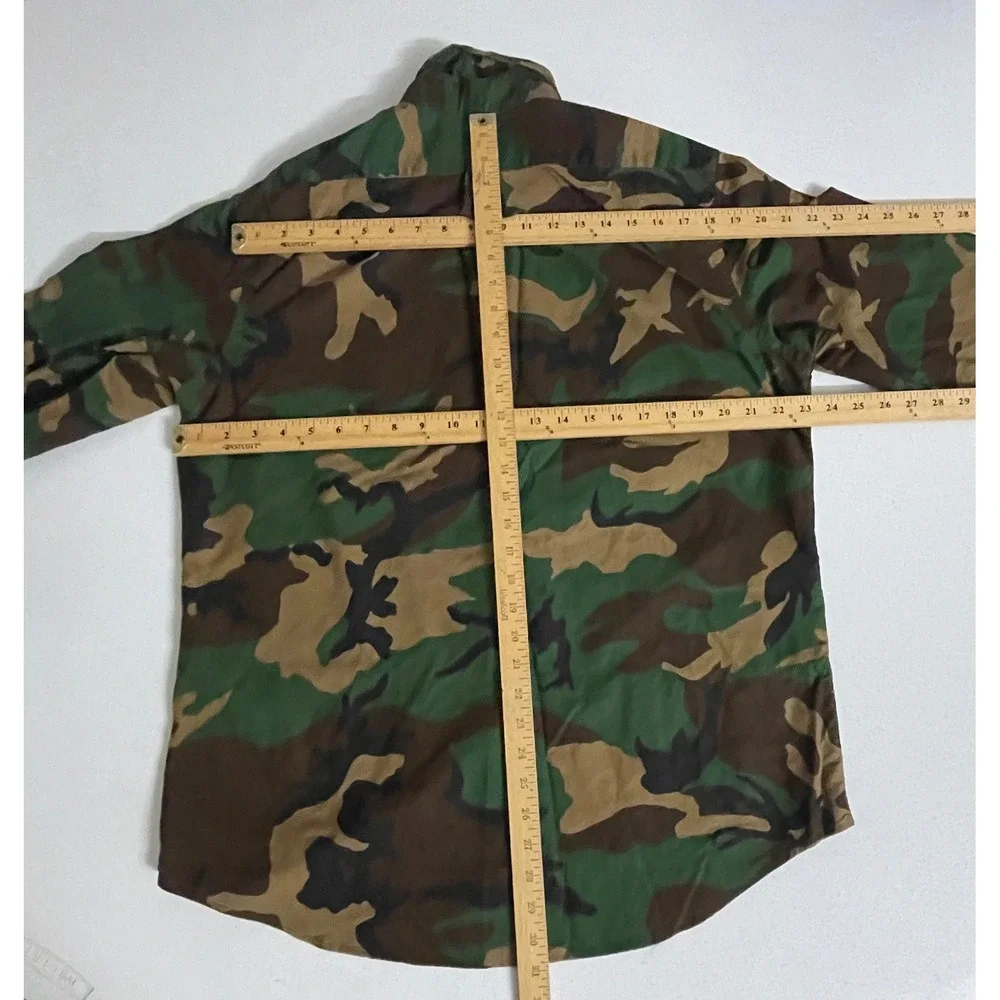 Polo Ralph Lauren Mens Camo Button Down Shirt Classic Fit Woodland Green Large